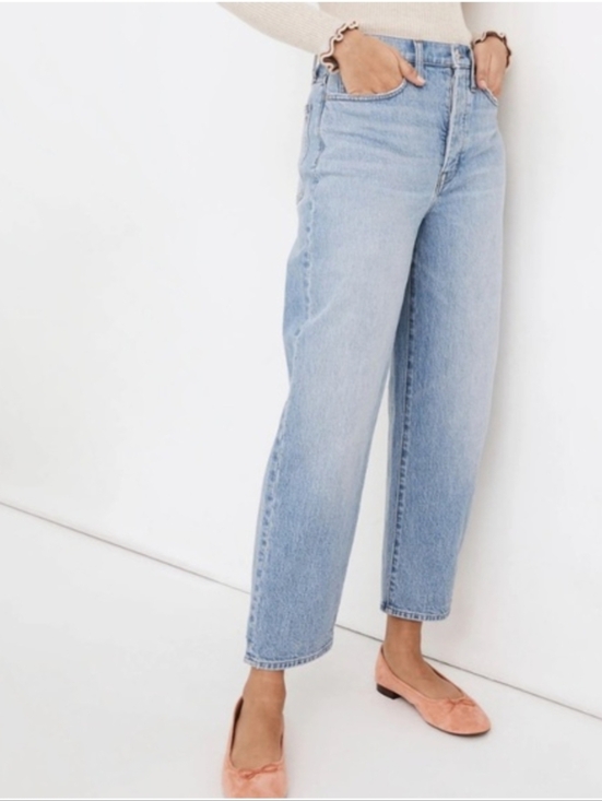 Madewell Denim - Madewell Balloon Jeans Medium Light Wash Size 24